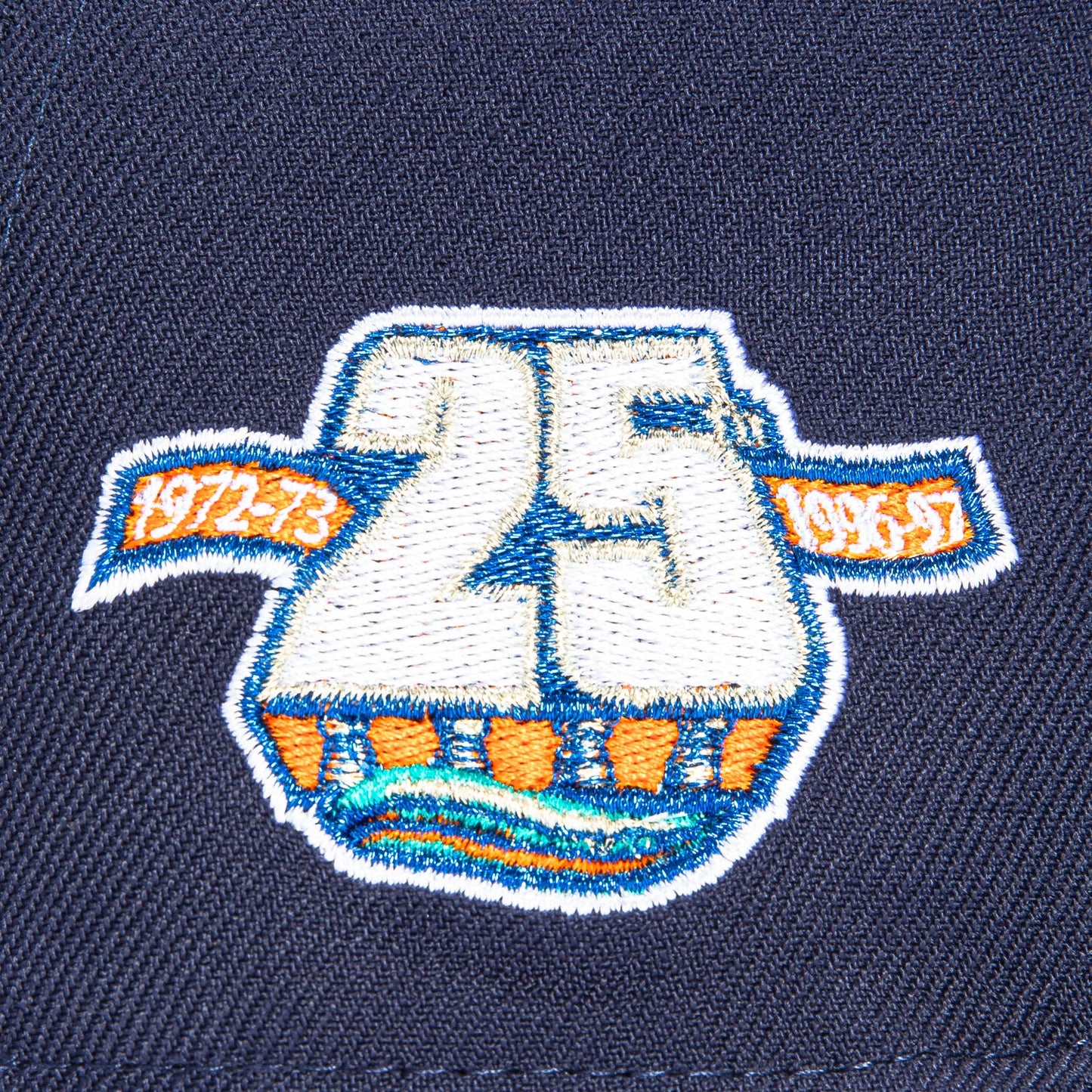 New Era 59Fifty New York Islanders 25th Anniversary Patch Hat - Light Navy, Black