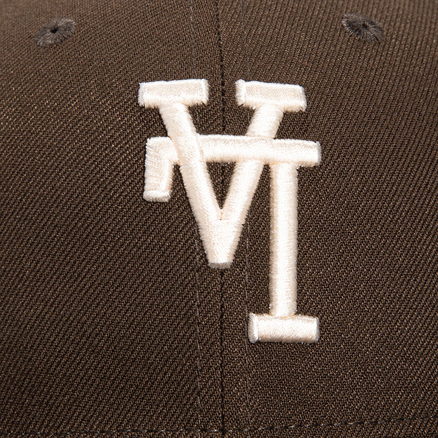 New Era 59Fifty Los Angeles Dodgers Upside Down Hat - Brown, Ivory