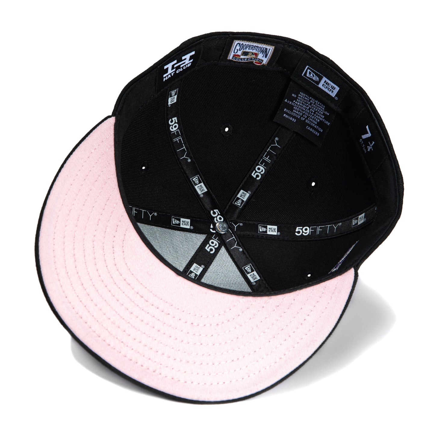 New Era 59Fifty Los Angeles Dodgers 60th Anniversary Script Patch Hat - Black, Purple, Metallic Gold