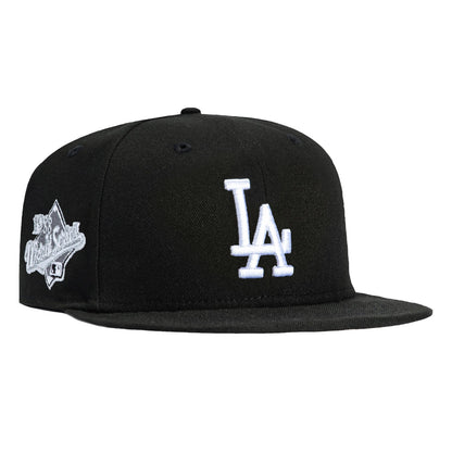 New Era 59Fifty Los Angeles Dodgers 1988 World Series Patch Hat - Black, White