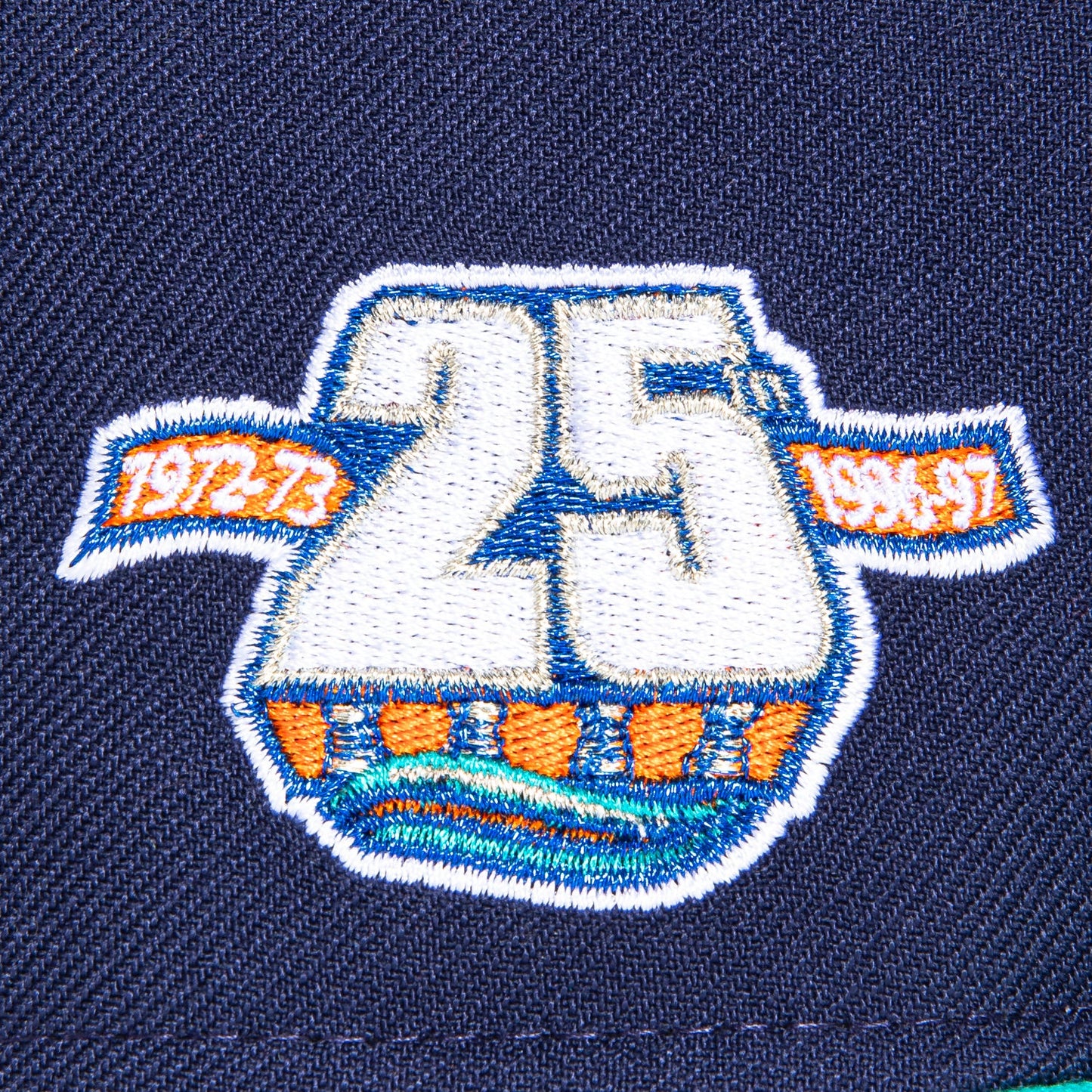 New Era 59Fifty New York Islanders 25th Anniversary Patch Hat - Light Navy, Teal