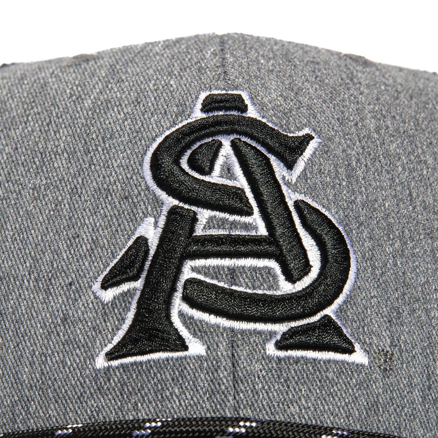 47 Brand Carbon Rope Arizona State Sun Devils Trucker Snapback ASU Hat - Charcoal, Black