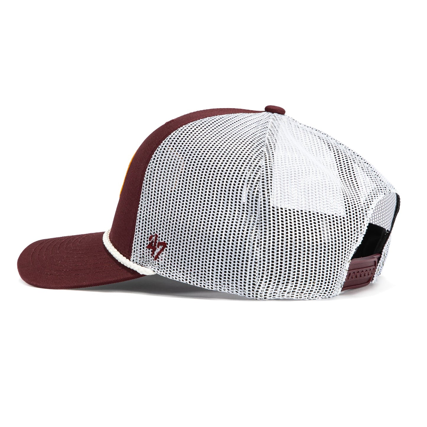 47 Brand Arizona State Sun Devils Ace Out Snapback Trucker Hat - Maroon, White