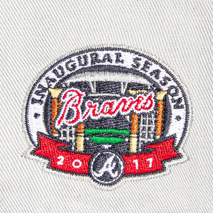 47 Brand Atlanta Braves Inaugural Patch Cleanup Adjustable Hat - Grey, Navy