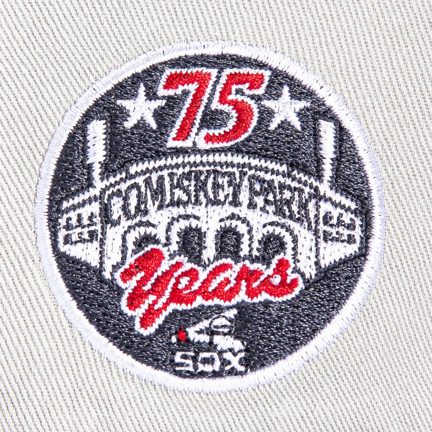 47 Brand Chicago White Sox 75th Anniversary Patch Cleanup Adjustable Hat - Grey, Navy