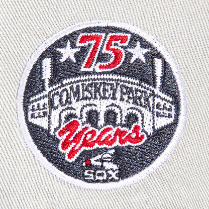47 Brand Chicago White Sox 75th Anniversary Patch Cleanup Adjustable Hat - Grey, Navy
