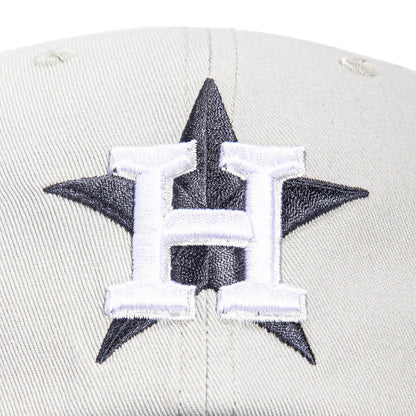 47 Brand Houston Astros 35th Anniversary Patch Cleanup Adjustable Hat - Grey, Navy